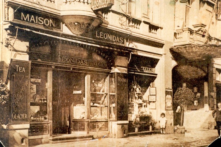 Première Pâtisserie de Leonidas à Bruxelles