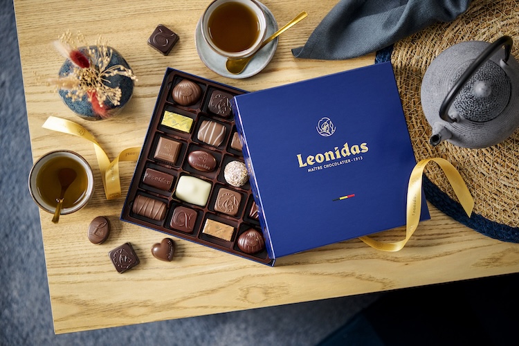 Leonidas Blauwe Heritage M Geschenkdoos